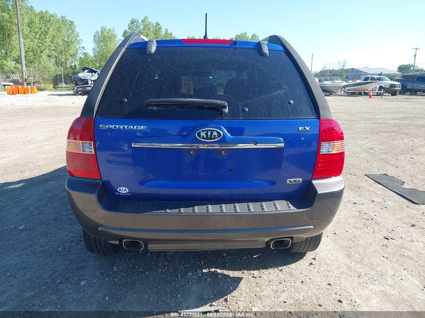 2007 Kia Sportage Ex V6 VIN: KNDJE723677371820 Lot: 45221231