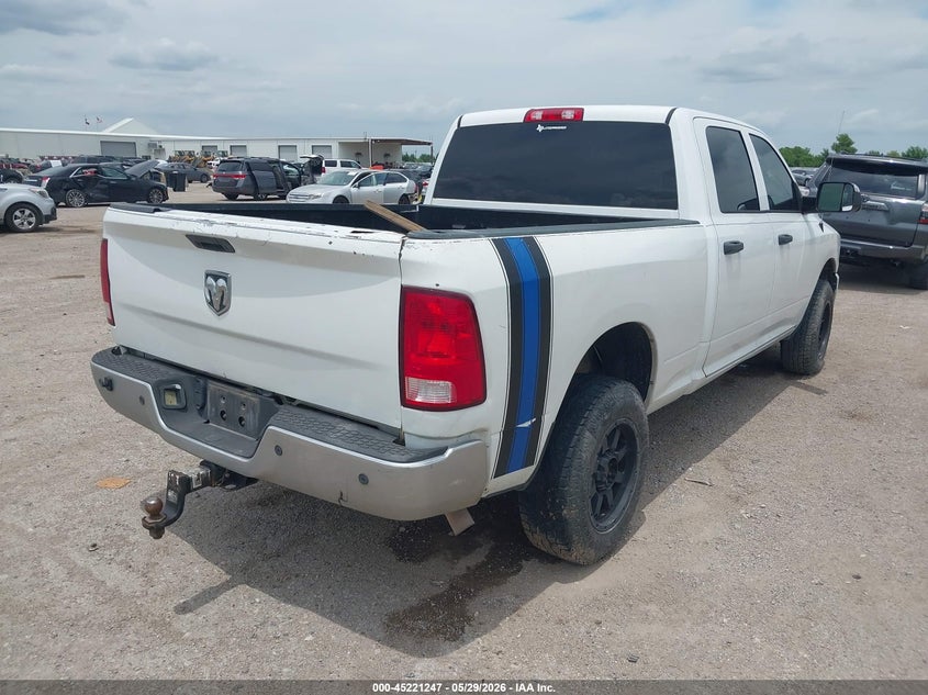 Vin: 3c6tr4ct6hg624061, lot: 45719008, ram 2500 tradesman  4x2 6'4 box 20174
