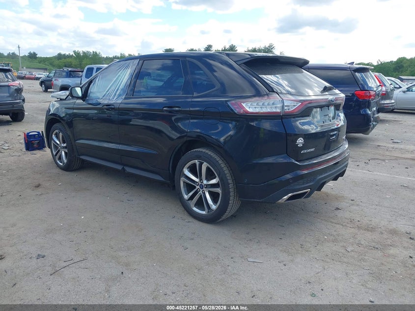 Vin: 2fmpk4ap4jbb46909, lot: 45719018, ford edge sport 20183