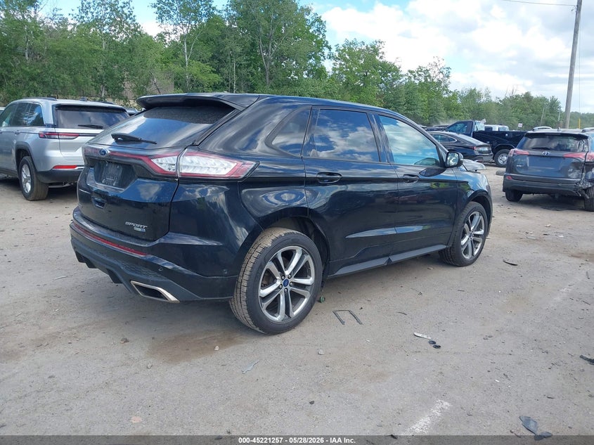 Vin: 2fmpk4ap4jbb46909, lot: 45719018, ford edge sport 20184
