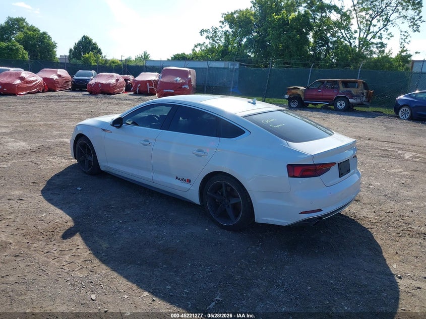 Vin: wauencf53ja086795, lot: 45719039, audi a5 2.0t premium 20183