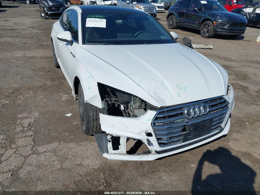 2018 Audi A5 2.0T Premium VIN: WAUENCF53JA086795 Lot: 45221277