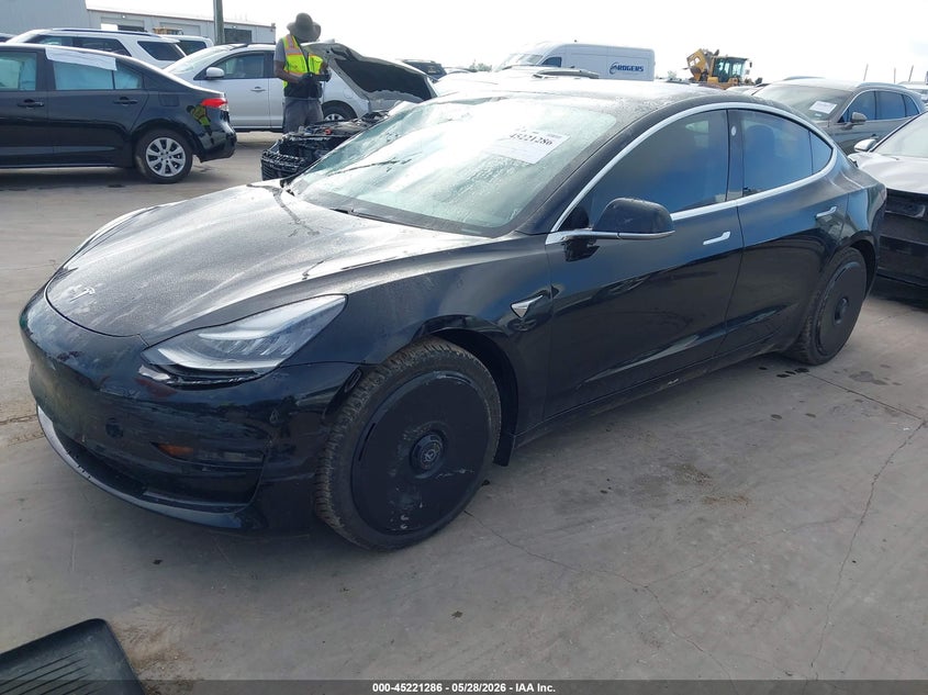 Vin: 5yj3e1eb8lf666270, lot: 45719046, tesla model 3 long range dual motor all-wheel drive 20202