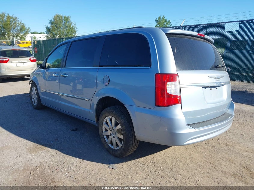 Vin: 2c4rc1bg6gr247439, lot: 45719051, chrysler town & country touring 20163