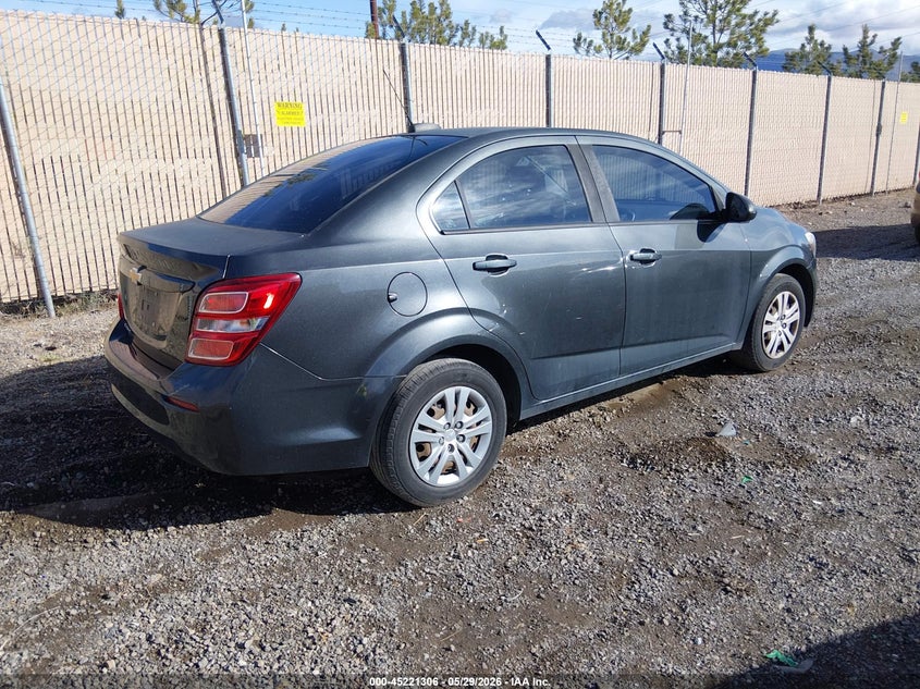 Vin: 1g1ja5sh7h4102698, lot: 45719067, chevrolet sonic ls manual 20174