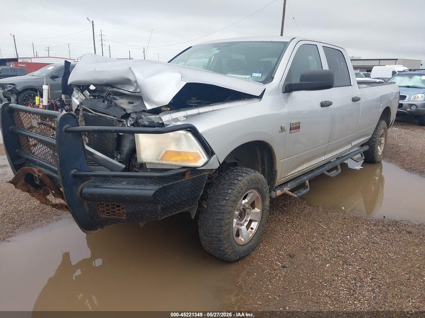 2012 Ram 2500 6.7 Ram St silver Lot 111045221349 Vin 3C6UD5HL8CG182829