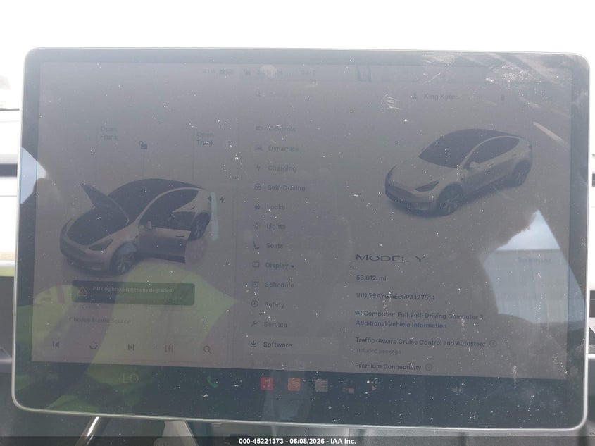 2023 Tesla Model Y Awd/Long Range Dual Motor All-Wheel Drive VIN: 7SAYGDEE9PA127514 Lot: 45221373