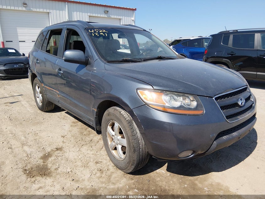 2008 HYUNDAI SANTA FE SPORT UTILITY VEHICLE 2.7L V-6 DOHC, VVT, 185HP