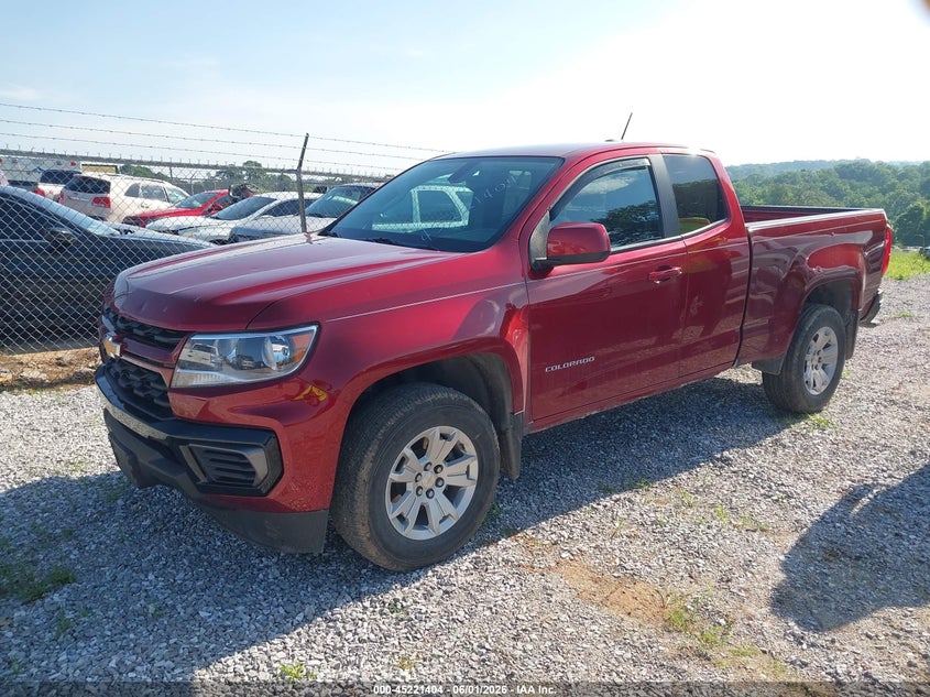 Vin: 1gchsceaxn1110264, lot: 45719165, chevrolet colorado 2wd  long box lt 20222