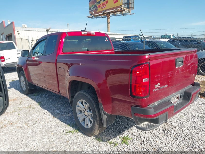 Vin: 1gchsceaxn1110264, lot: 45719165, chevrolet colorado 2wd  long box lt 20223