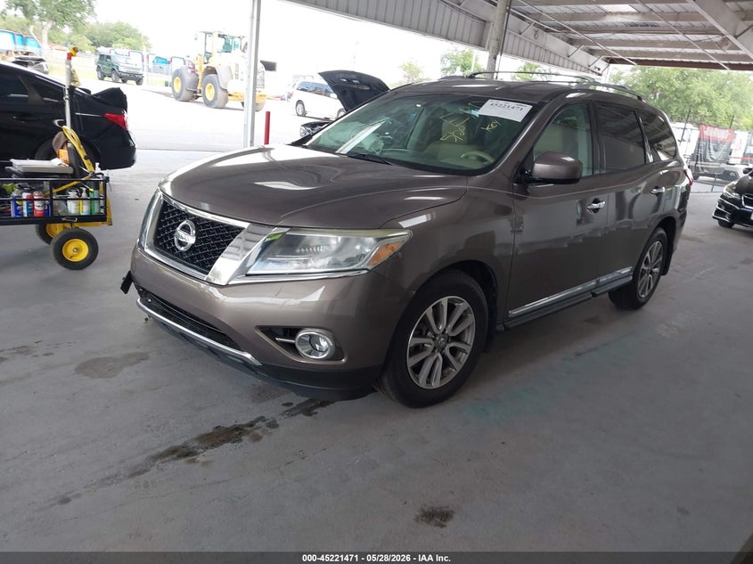 2014 NISSAN PATHFINDER SPORT UTILITY VEHICLE 3.5L V-6 DOHC, VVT, 260HP
