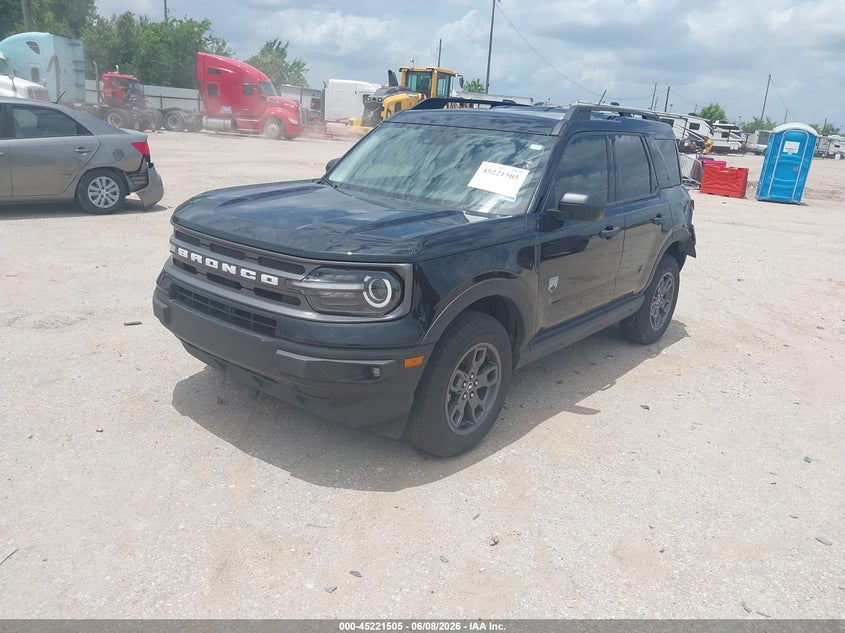 Vin: 3fmcr9b68rre26312, lot: 45719266, ford bronco sport big bend 20242