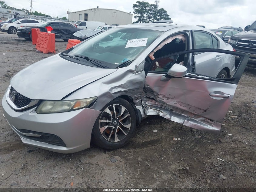 2013 Honda Civic Ex 19XFB2F86DE088191 photo 1