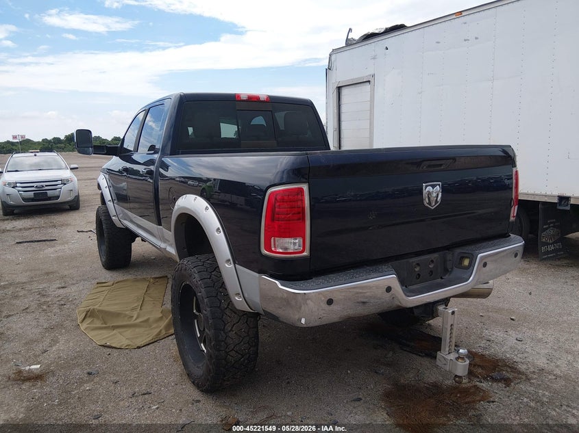 Vin: 3c6ur5fl3dg615611, lot: 45719310, ram 2500 laramie 20133
