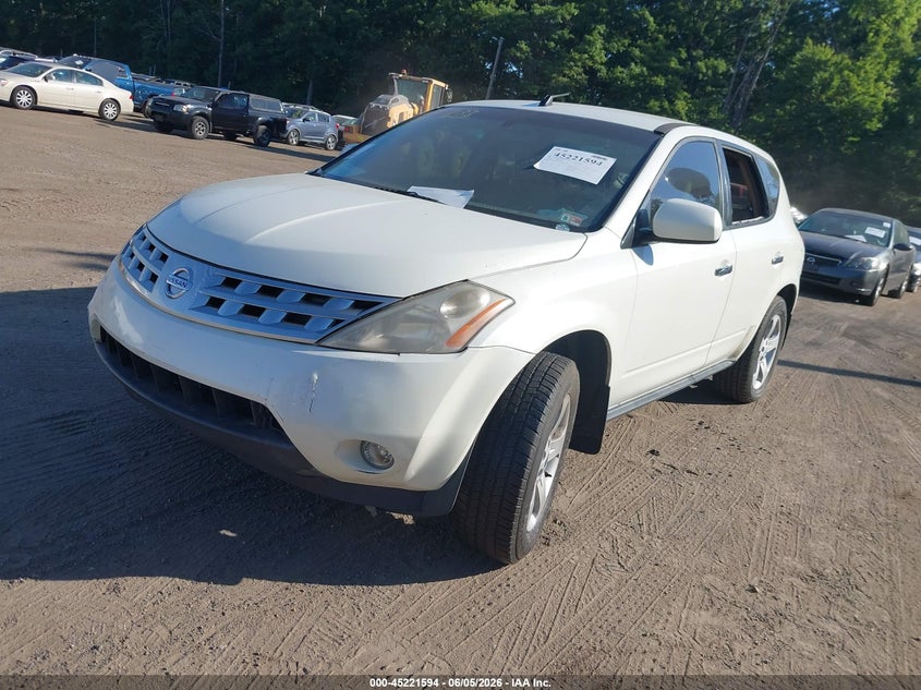 2004 Nissan Murano Sl VIN: JN8AZ08W94W328723 Lot: 45221594