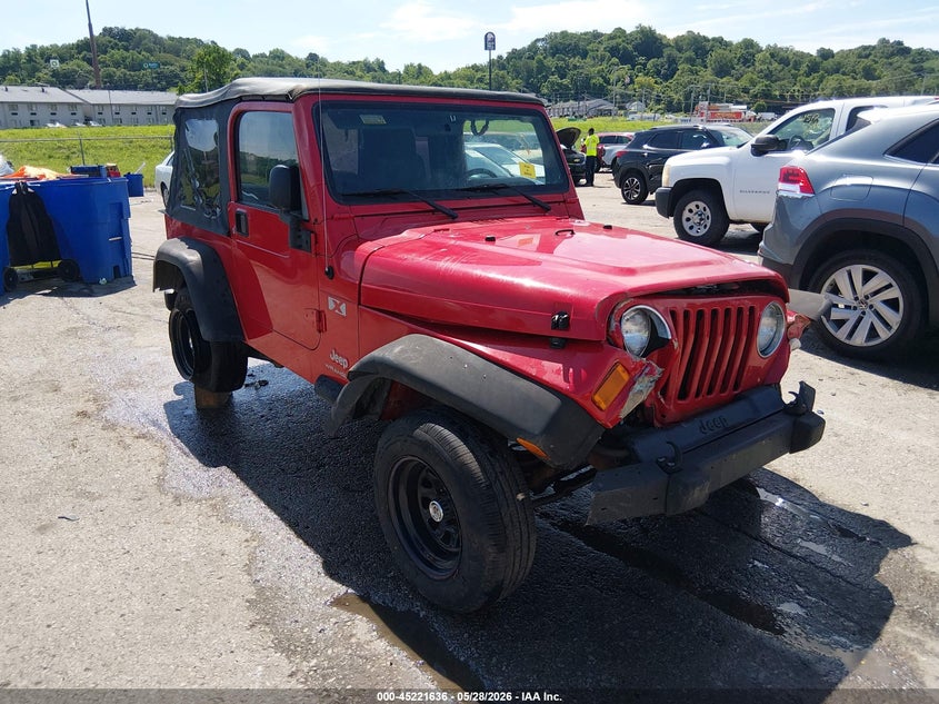 2003 Jeep Wrangler X VIN: 1J4FA39S33P320528 Lot: 45221636