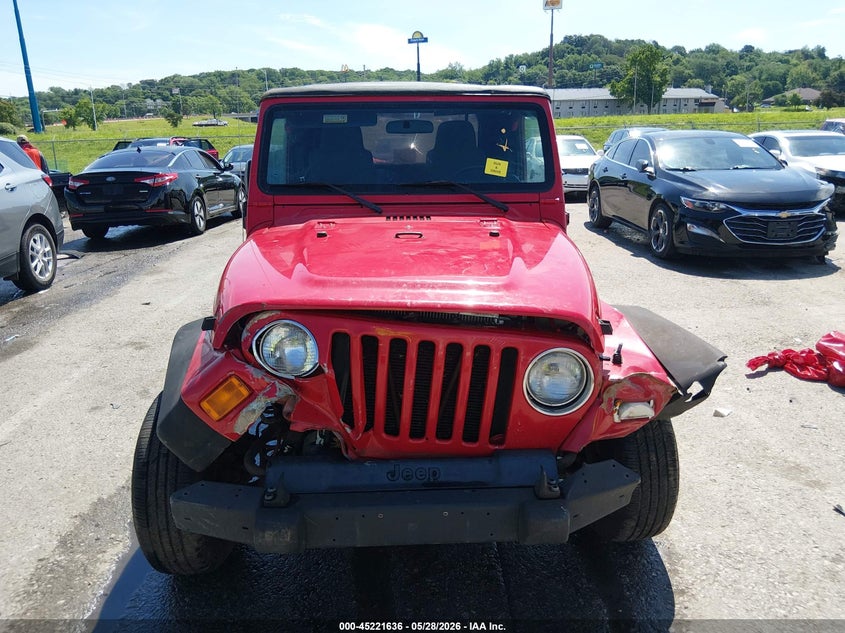 2003 Jeep Wrangler X VIN: 1J4FA39S33P320528 Lot: 45221636