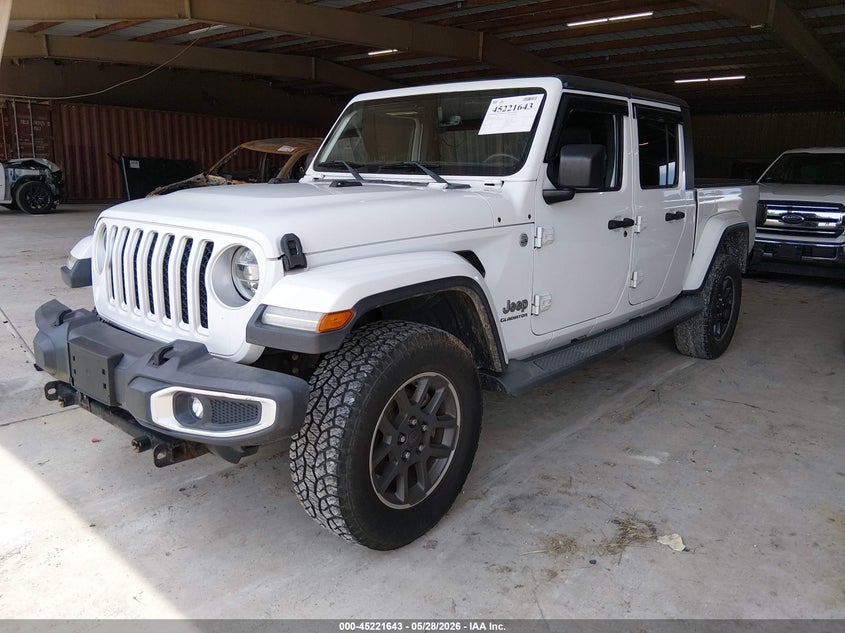 Vin: 1c6hjtfg1ll103492, lot: 45719404, jeep gladiator overland 4x4 20202