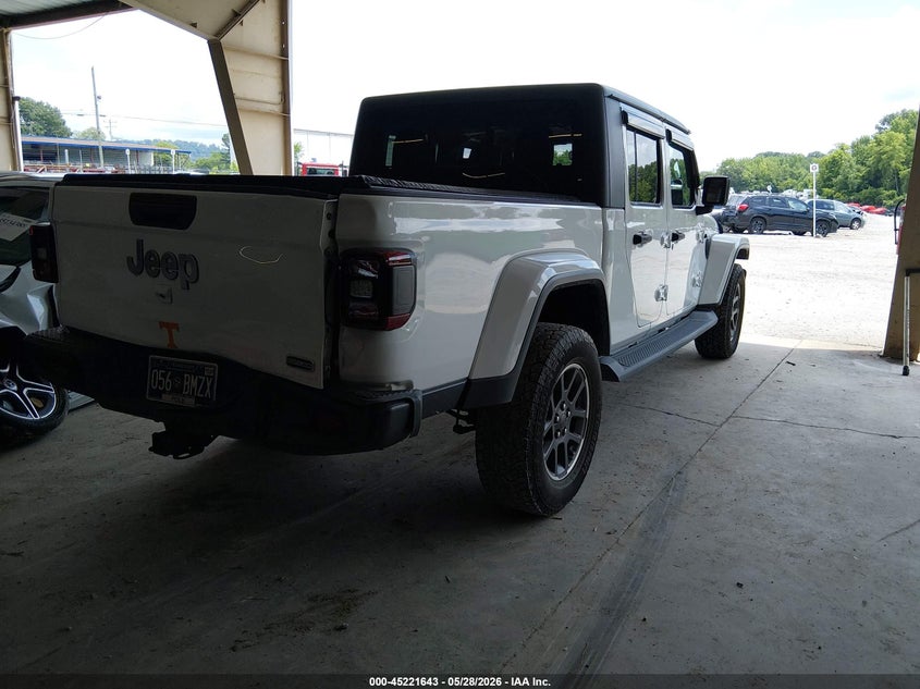 Vin: 1c6hjtfg1ll103492, lot: 45719404, jeep gladiator overland 4x4 20204