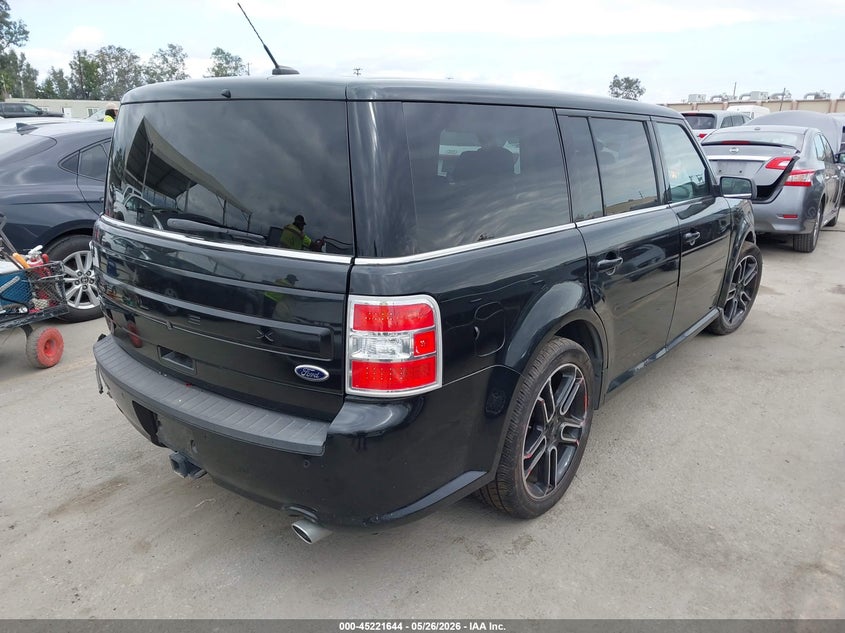 Vin: 2fmgk5c80ebd45358, lot: 45719405, ford flex sel 20144