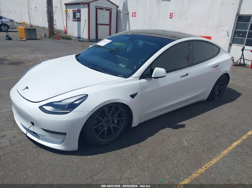 Vin: 5yj3e1ea2pf541908, lot: 45719410, tesla model 3 rear-wheel drive 20232