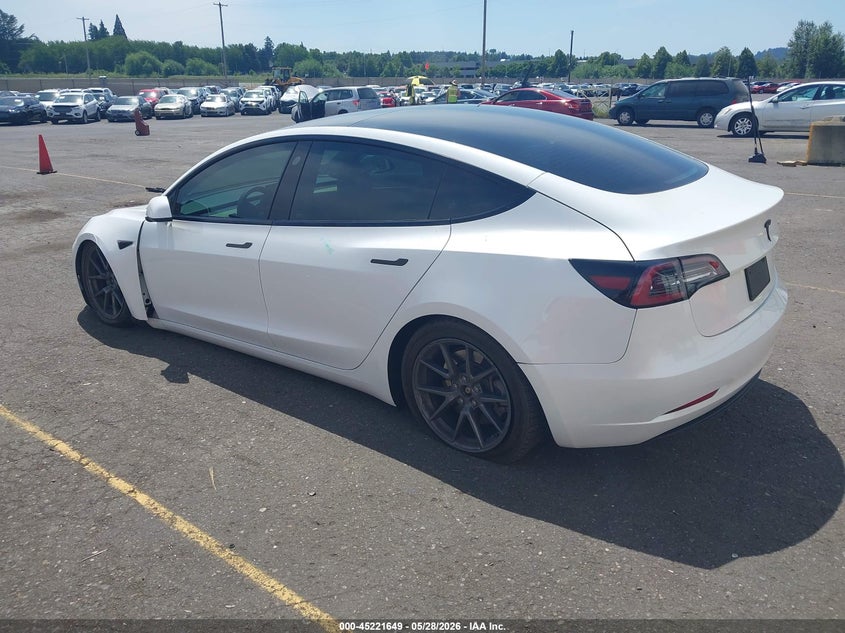 Vin: 5yj3e1ea2pf541908, lot: 45719410, tesla model 3 rear-wheel drive 20233