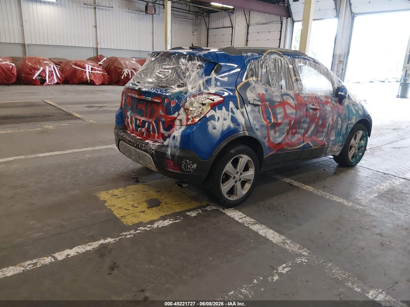 Vin: kl4cjbsb3gb650907, lot: 45719488, buick encore convenience 20164