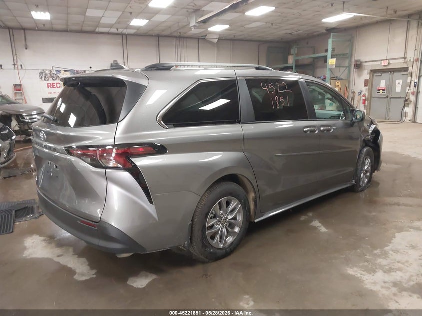 Vin: 5tdkskfc4ts251833, lot: 45719612, toyota sienna le 20264