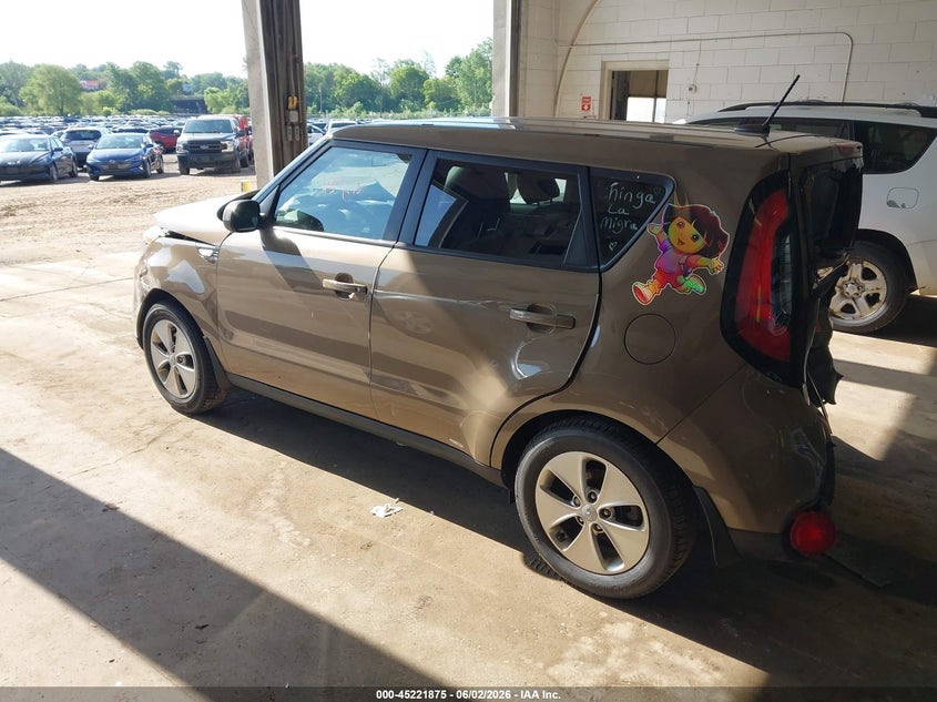 Vin: kndjn2a27e7093387, lot: 45719636, kia soul 20143