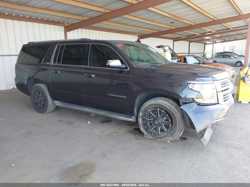 Vin: 1gnsckkc8fr679319, lot: 45719661, chevrolet suburban 1500 ltz 2015 img_1