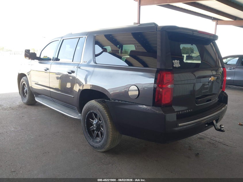 Vin: 1gnsckkc8fr679319, lot: 45719661, chevrolet suburban 1500 ltz 20153