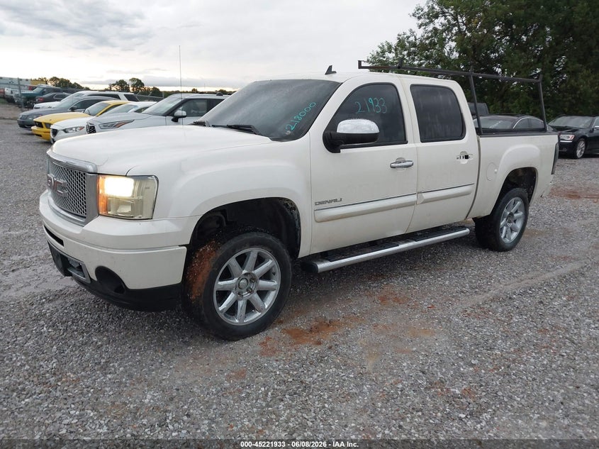 Vin: 3gtrkxe20ag221826, lot: 45719694, gmc sierra 1500 denali 20102