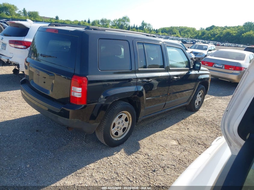 Vin: 1c4njpba1dd213331, lot: 45719765, jeep patriot sport 20134