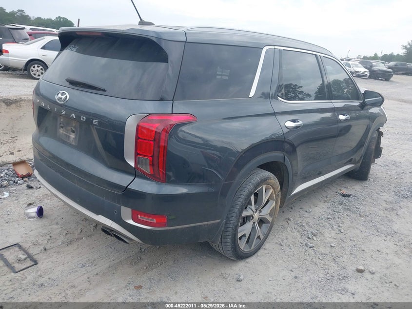 Vin: km8r44he2lu066691, lot: 45719772, hyundai palisade sel 20204