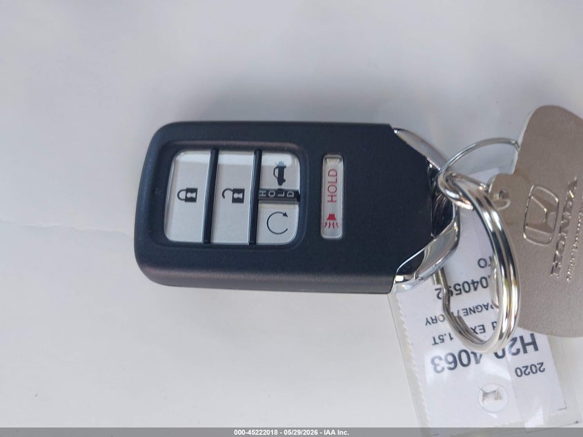 VIN: 1HGCV1F58LA040592 2020 HONDA ACCORD EX-L