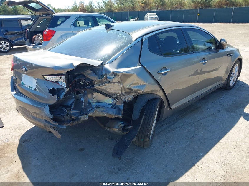 Vin: 5xxgn4a7xdg166694, lot: 45719827, kia optima ex 20134