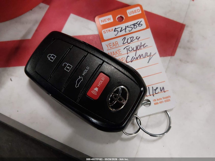 VIN 4T1DAACK6TU684563 2026 TOYOTA CAMRY SE