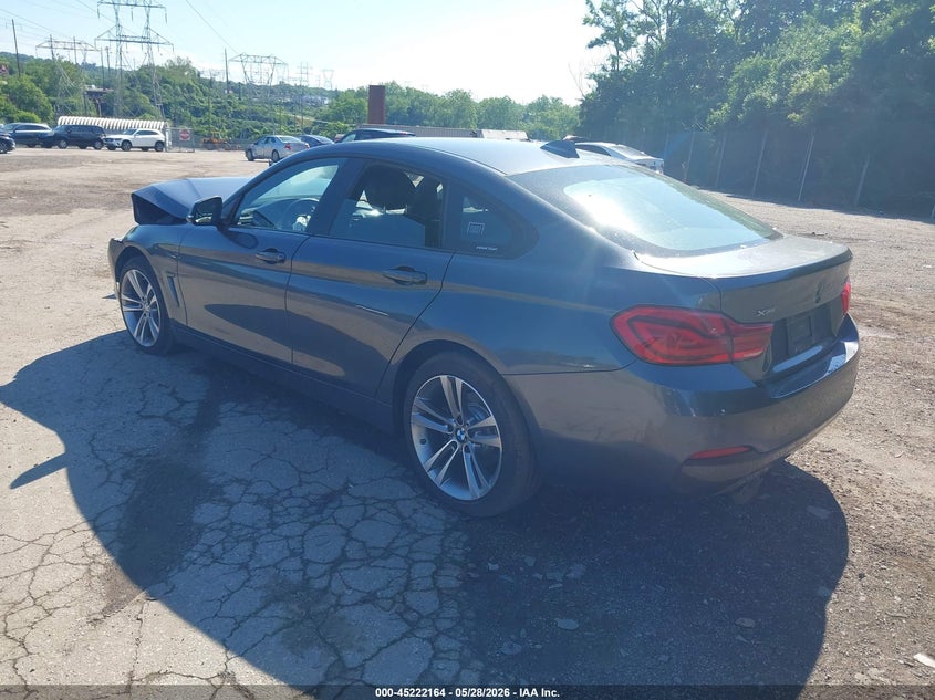 Vin: wba4j3c53jbl03297, lot: 45719925, bmw 430i gran coupe xdrive 20183