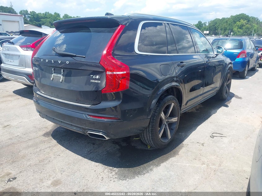 Vin: yv4a22pm8j1196037, lot: 45720004, volvo xc90 t6 r-design 20184