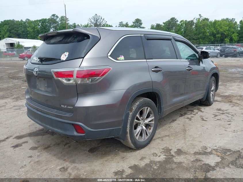 2015 TOYOTA HIGHLANDER SPORT UTILITY VEHICLE 3.5L V-6 DOHC, VVT, 270HP