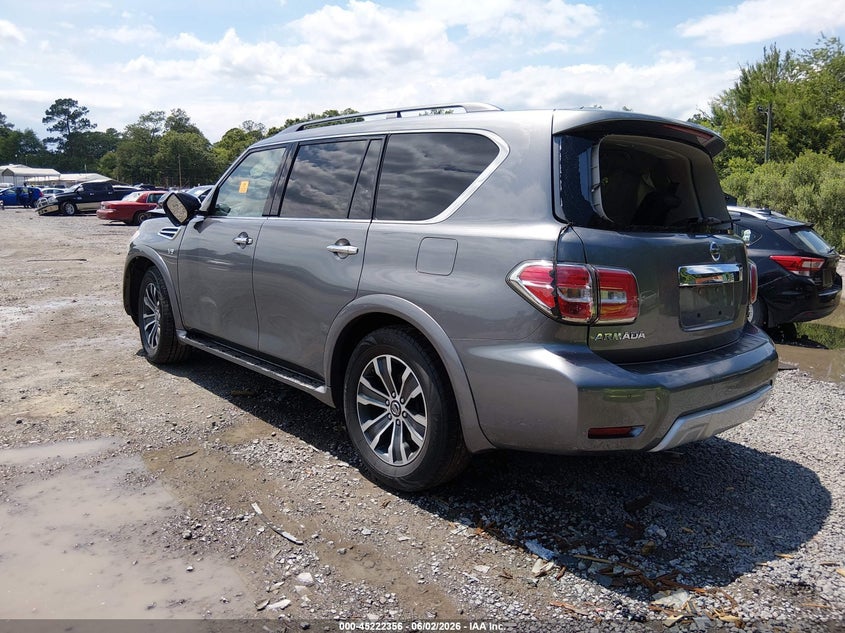 Vin: jn8ay2nd6h9003176, lot: 45720117, nissan armada sl 20173