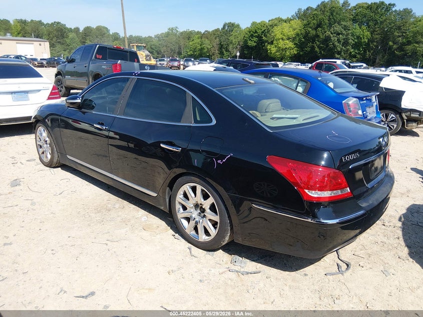 Vin: kmhgh4jh4cu045311, lot: 45720166, hyundai equus ultimate 20123