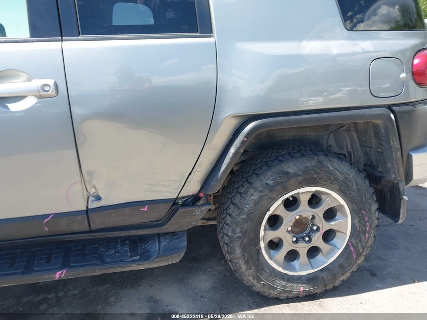 2012 Toyota Fj Cruiser VIN: JTEBU4BF1CK138317 Lot: 45222418