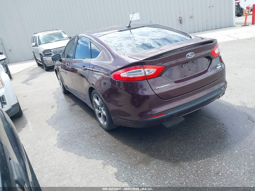 2013 FORD FUSION SEDAN 1.6L I-4 DI, DOHC, VVT, TURBO, 173HP
