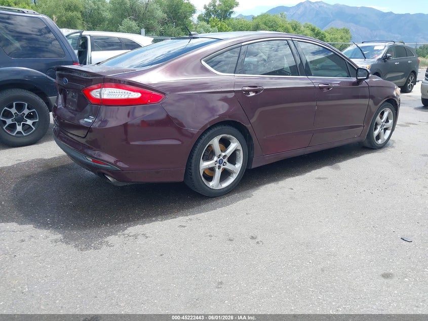 2013 FORD FUSION SEDAN 1.6L I-4 DI, DOHC, VVT, TURBO, 173HP