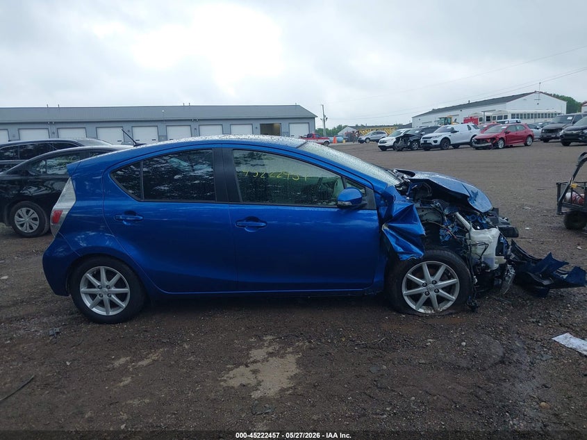 2012 Toyota Prius C Three VIN: JTDKDTB35C1010303 Lot: 45222457