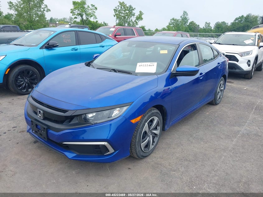 2019 Honda Civic Lx 2HGFC2F69KH600492 photo 1