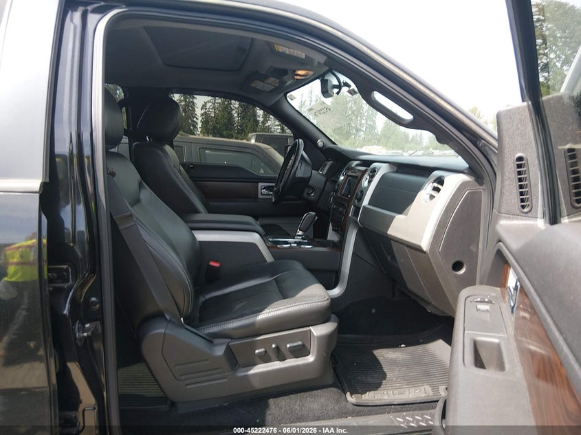 2012 Ford F-150 3.5 Lariat black Lot 111045222476 Vin 1FTFW1ET4CKD15085