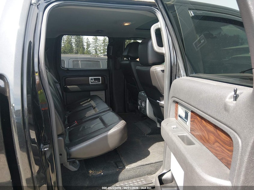 2012 Ford F-150 3.5 Lariat black Lot 111045222476 Vin 1FTFW1ET4CKD15085
