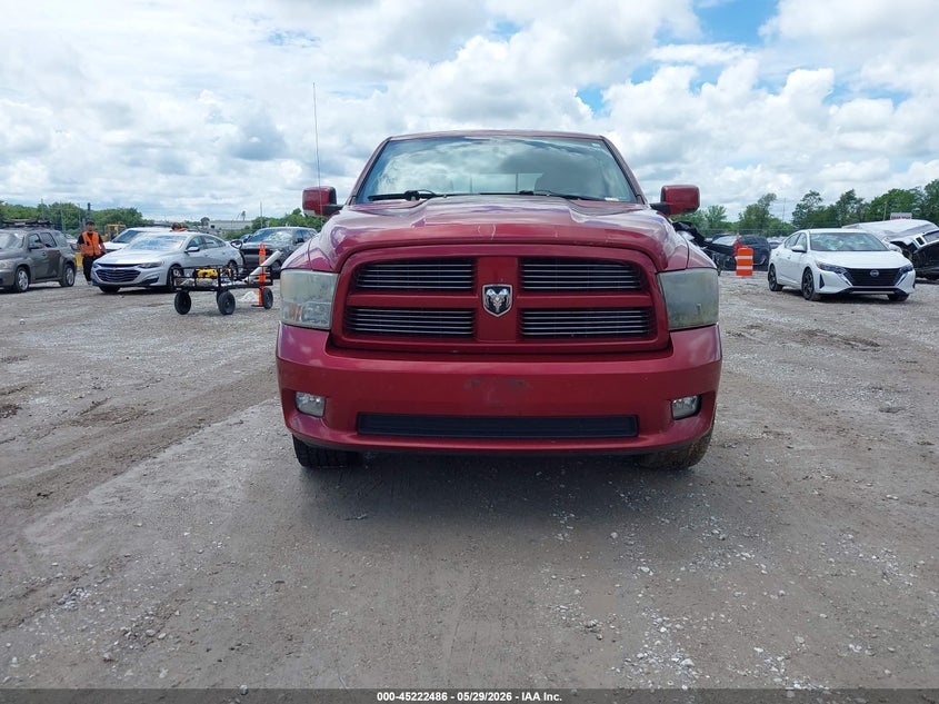 1C6RD7MT6CS275865 2012 Ram 1500 5.7 Ram Sport red